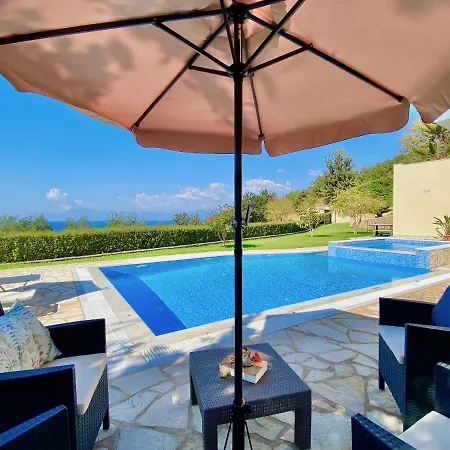 Luxury Piedra With Private Heated Pool & Jacuzzi Villa Acharavi (Corfu)